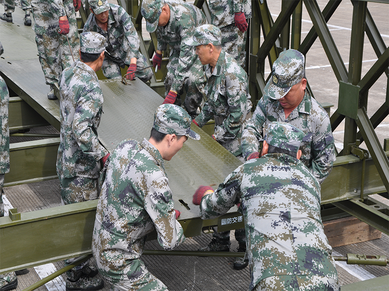 2019年宁波市公路战备钢桥架设培训和演练圆满完成